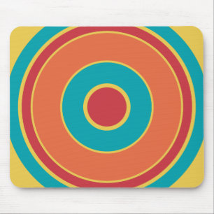 Colourful Circles 05 Mouse Pad