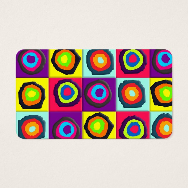 Colourful circles baxkground (Front)