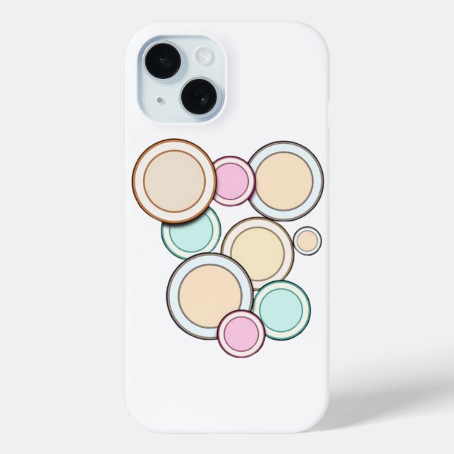 Colourful circles Case-Mate iPhone case (Back)