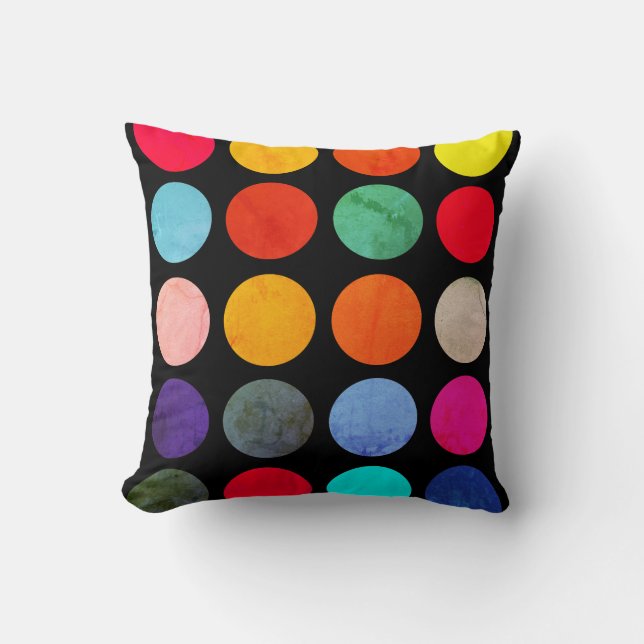 Colourful Circles Cushion (Front)