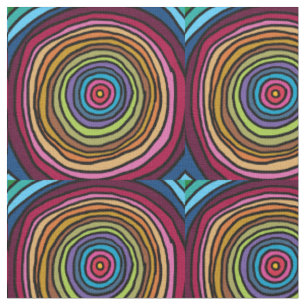 Colourful Circles Fabric