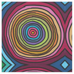 Colourful Circles Fabric