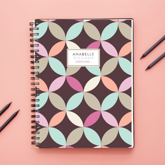 Colourful Circles Geometric Pattern Notebook (Creator Uploaded)