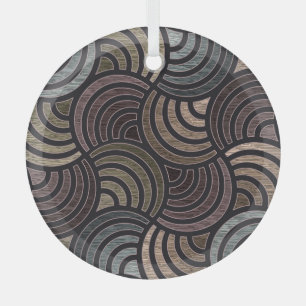 Colourful circles: high-resolution seamless textur glass tree decoration