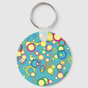 Colourful Circles Key Ring