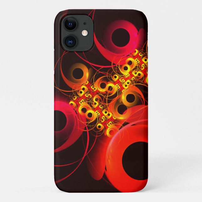 Colourful Circles Modern Abstract Art Pattern #08 Case-Mate iPhone Case (Back)