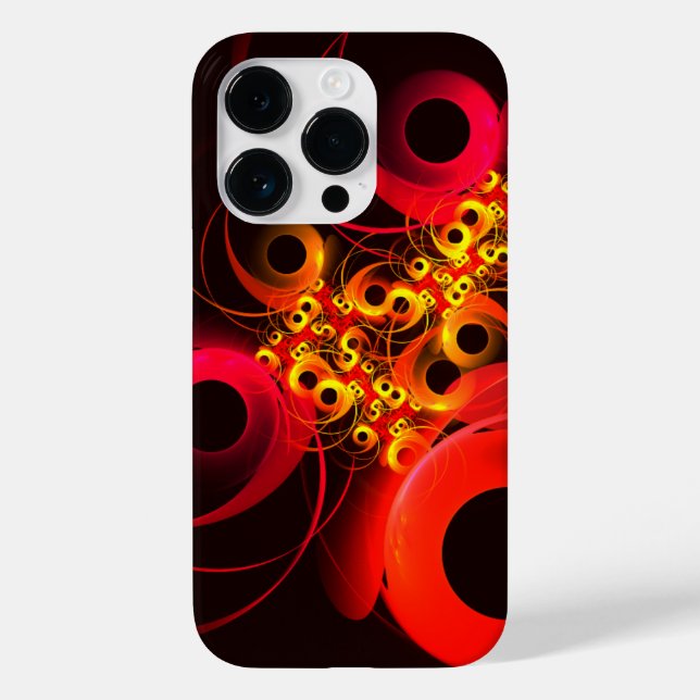 Colourful Circles Modern Abstract Art Pattern #08 Case-Mate iPhone Case (Back)