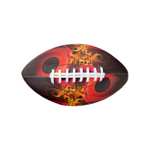 Colourful Circles Modern Abstract Art Pattern #08 Football