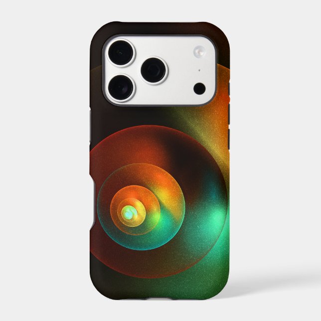 Colourful Circles Modern Abstract Art Pattern #18 (Back)