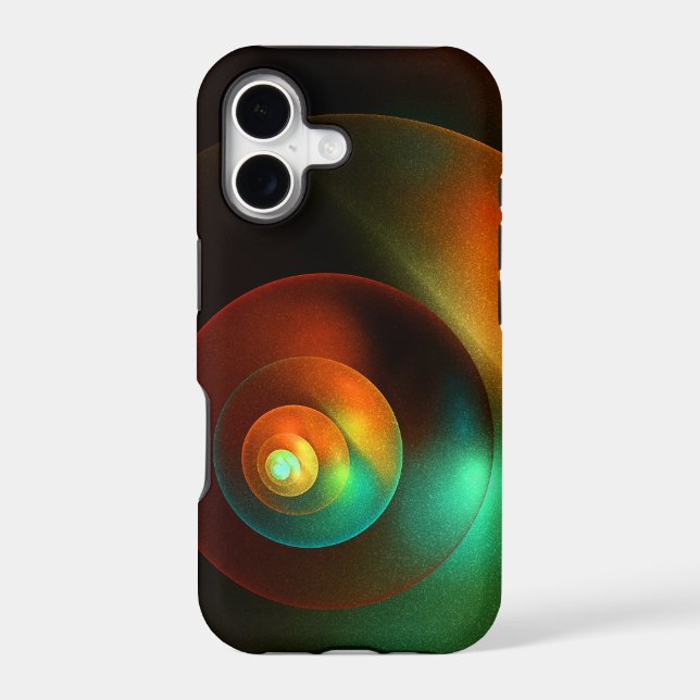 Colourful Circles Modern Abstract Art Pattern #18 (Back)
