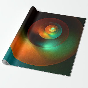 Colourful Circles Modern Abstract Art Pattern #18 Wrapping Paper