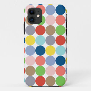 colourful circles of pastel colour... iPhone 11 case