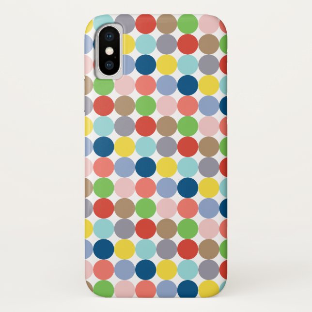 colourful circles of pastel colour... Case-Mate iPhone case (Back)