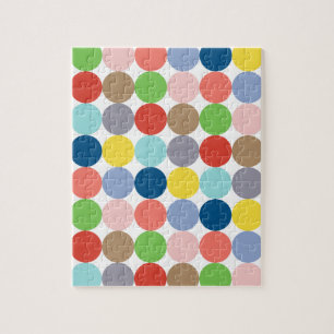 colourful circles of pastel colour... jigsaw puzzle