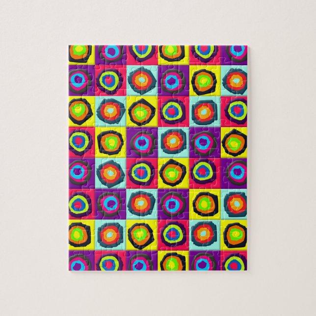 Colourful Circles Pattern Jigsaw Puzzle (Vertical)