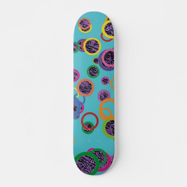 Colourful Circles Skateboard (Front)