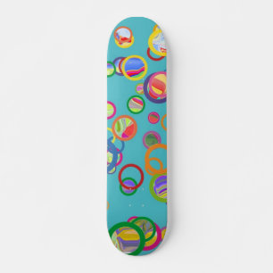 Colourful Circles Skateboard