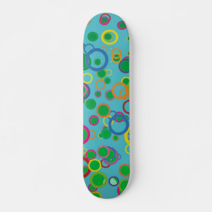 Colourful Circles Skateboard