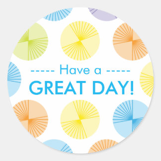 Colourful Circles Stickers