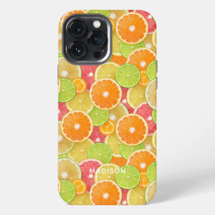 Colourful Citrus custom name phone cases