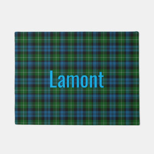 Colourful Clan Lamont Tartan Plaid Door Mat