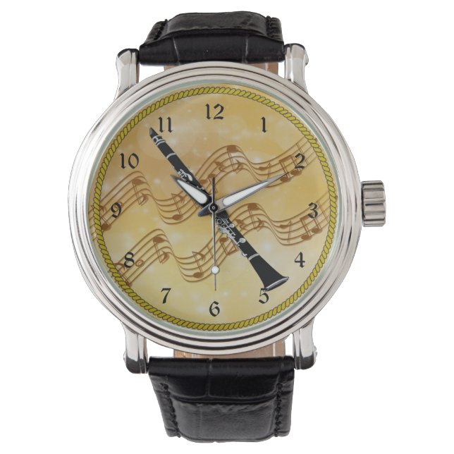 Colourful Clarinet Design Watch (Front)