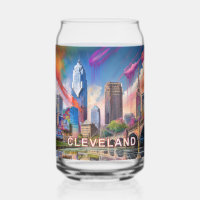 Colourful Cleveland Skyline