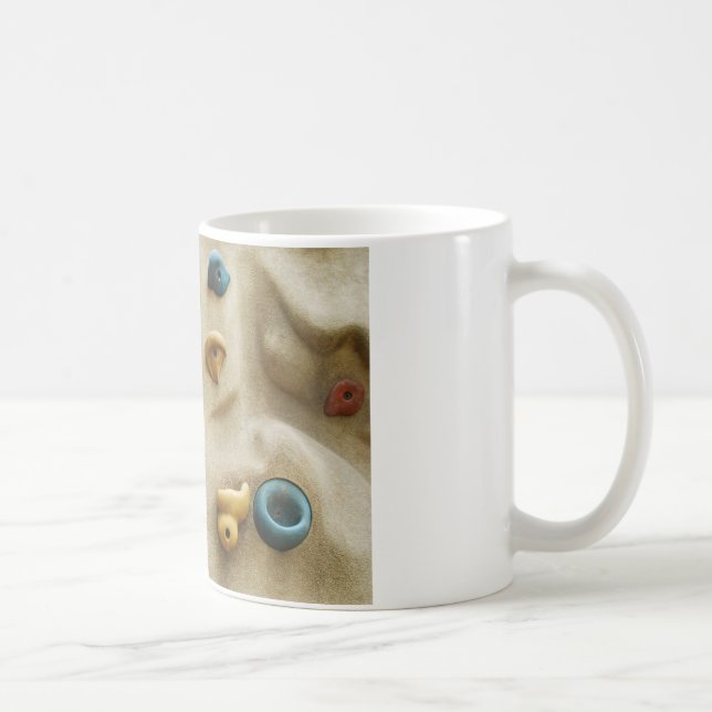 Colourful Climbing Wall Rocks Coffee Mug (Right)