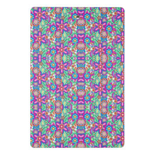 Colourful clipboard with a vibrant