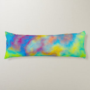 Colourful clouds body cushion