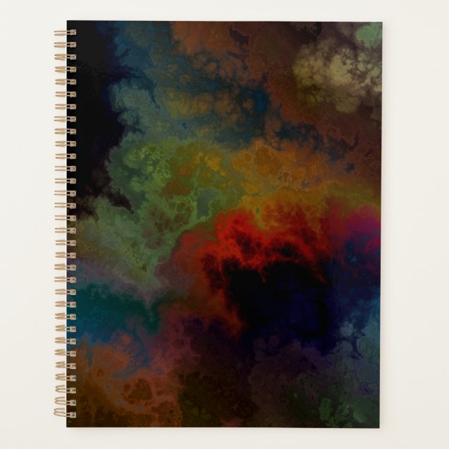 Colourful Clouds Planner (Front)