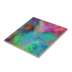 Colourful clouds tile