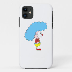 Colourful Clown Cartoon. Blue Hair. Case-Mate iPhone Case