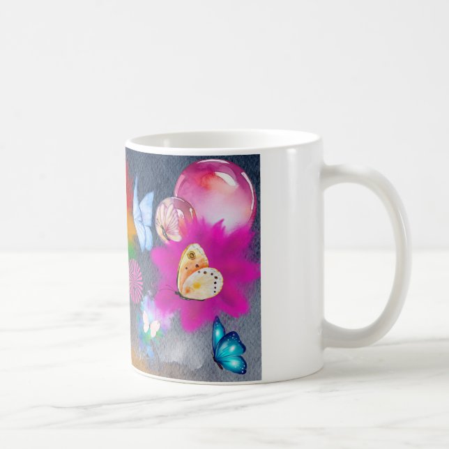 Colourful Clown Character Coffee Mug (Right)