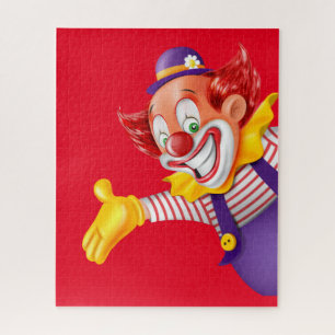 Colourful Clown Face Jigsaw Puzzle