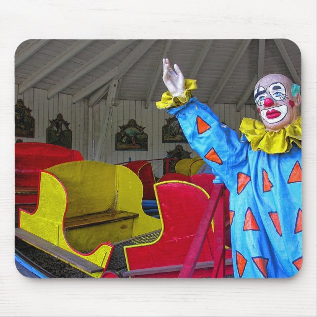 Colourful Clown Mouse Pad (Front)