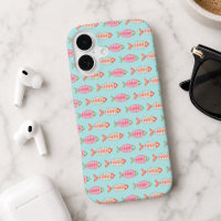 Colourful Coastal Summer Fish Pattern