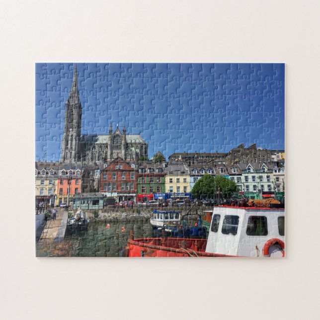 Colourful Cobh Harbour (Ireland) Puzzle (Horizontal)
