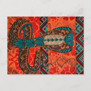 Colourful Cobra Postcard