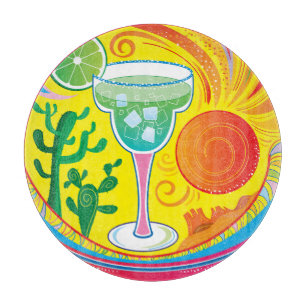 Colourful Cocktail Cutting Board