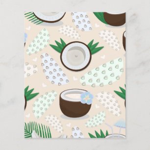 Colourful coconut pattern