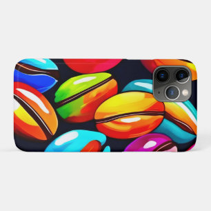 Colourful Coffee Bean Abstract Art Case-Mate iPhone Case