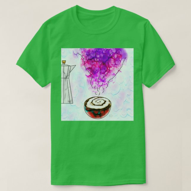 Colourful Coffee T-Shirt (Design Front)