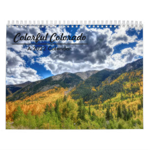 Colourful Colorado 2022 fall trees calendar