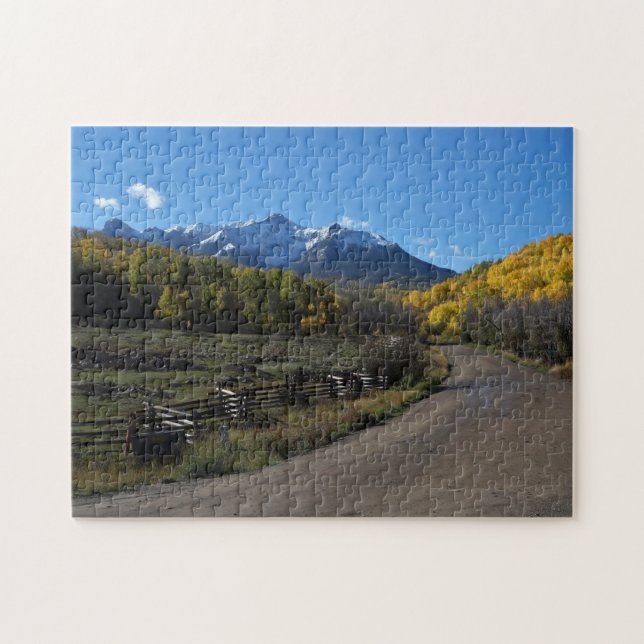 Colourful Colorado Autumn on the Dallas Divide  Jigsaw Puzzle (Horizontal)
