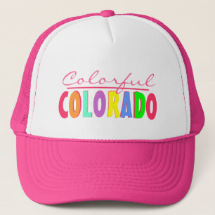 Colourful Colorado bright colours simple hat
