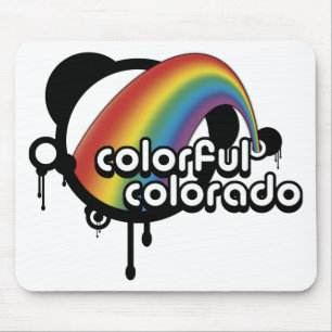 colourful colorado. mouse pad