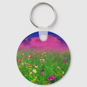 Colourful Colorado, Pikes Peak Mountain Key Ring