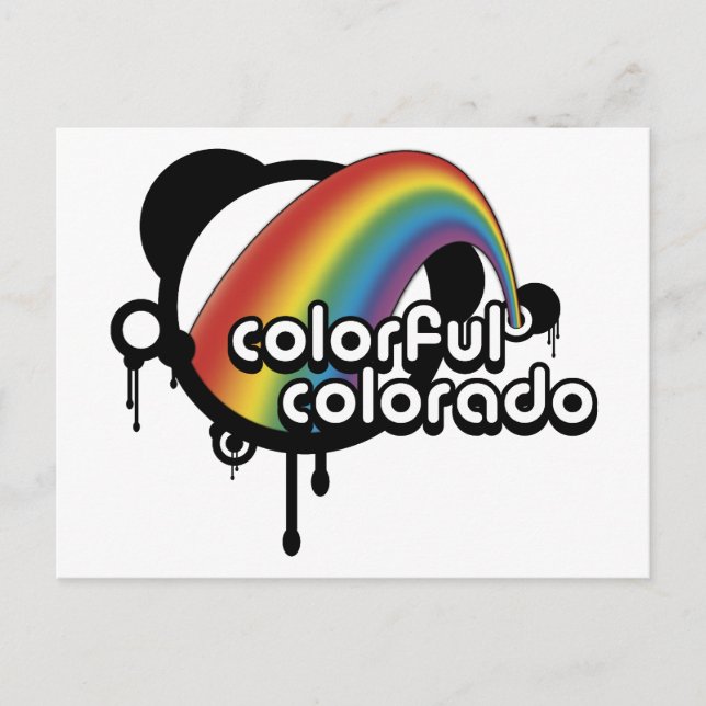 colourful colorado. postcard (Front)