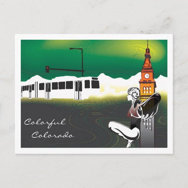 colourful colorado. postcard (Front)